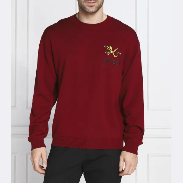 Шерстяной свитер обычного кроя Kenzo, бургунди
Шерстяной свитер обычного кроя Kenzo, бургунди
