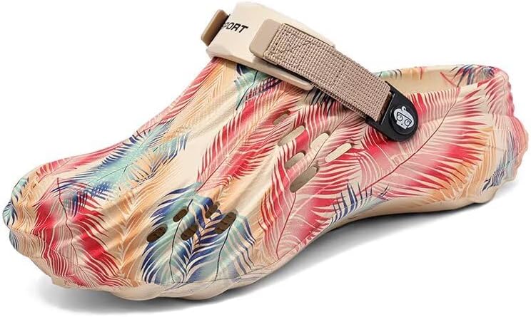 Мужские сабо - легкие с отверстиями из EVA с регулируемым ремешком на пятке и противоскользящей подошвой - для сада, пляжа, бассейна и повседневной носки Lewhosy, хаки
Мужские сабо - легкие с отверстиями из EVA с регулируемым ремешком на пятке и противоскользящей подошвой - для сада, пляжа, бассейна и повседневной носки Lewhosy, хаки