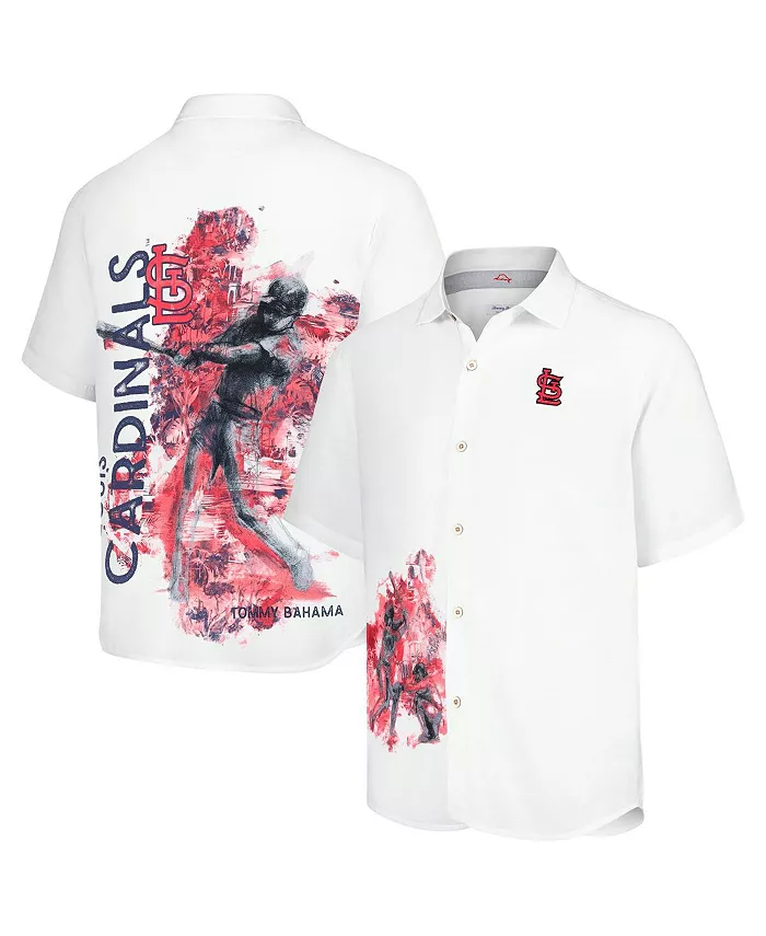 Мужская белая рубашка на пуговицах St. Louis Cardinals Veracruz Ace Islanders Tommy Bahama
Мужская белая рубашка на пуговицах St. Louis Cardinals Veracruz Ace Islanders Tommy Bahama