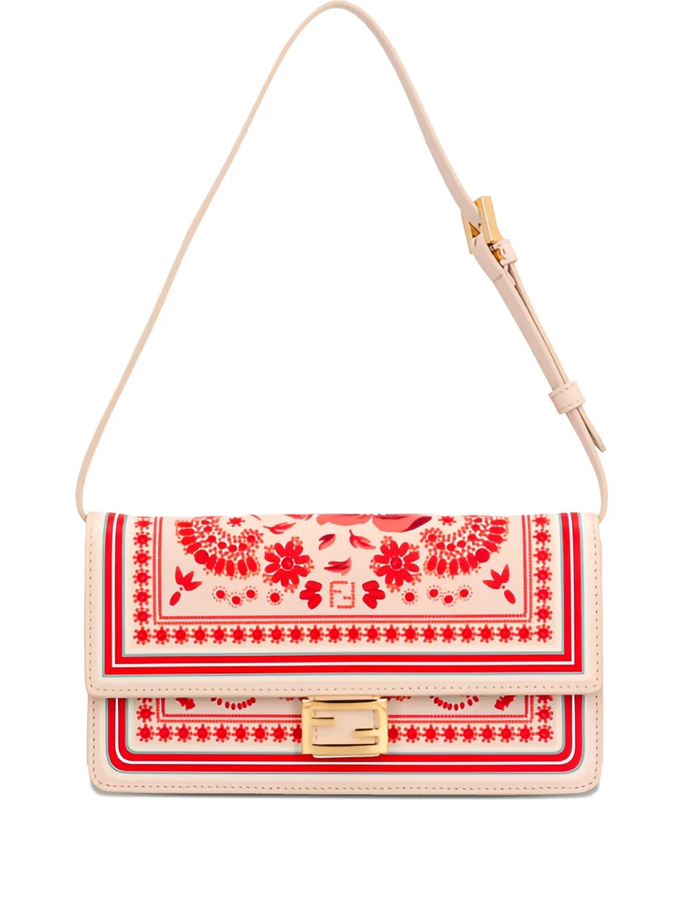 Сумка на плечо Wallet On Chain Baguette Fendi, красный
Сумка на плечо Wallet On Chain Baguette Fendi, красный