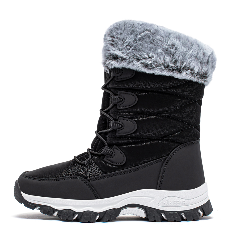 Теплые нескользящие детские ботинки HOBIBEAR, белый
Теплые нескользящие детские ботинки HOBIBEAR, белый