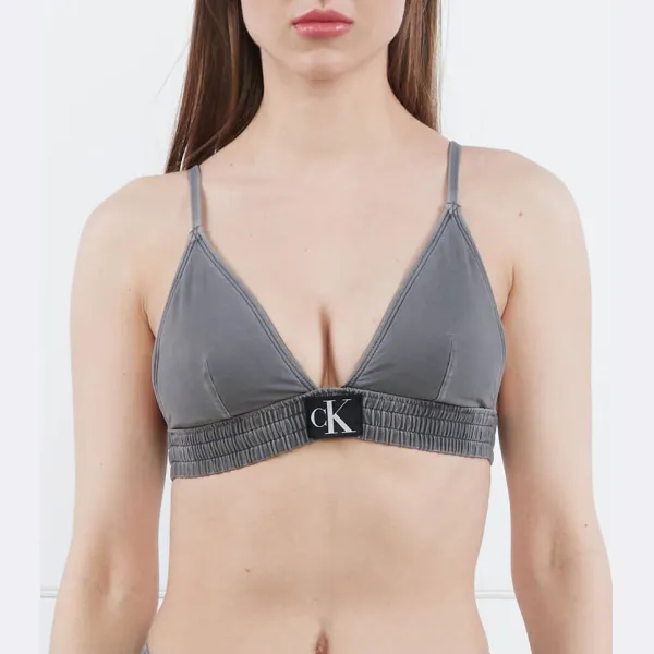 Лиф бикини ck authentic-s Calvin Klein, серый 
Лиф бикини ck authentic-s Calvin Klein, серый