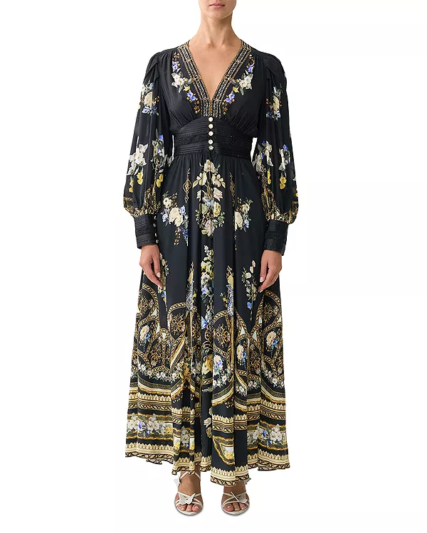 Шелковое платье с плиссированной талией Camilla, мультиколор
Шелковое платье с плиссированной талией Camilla, мультиколор