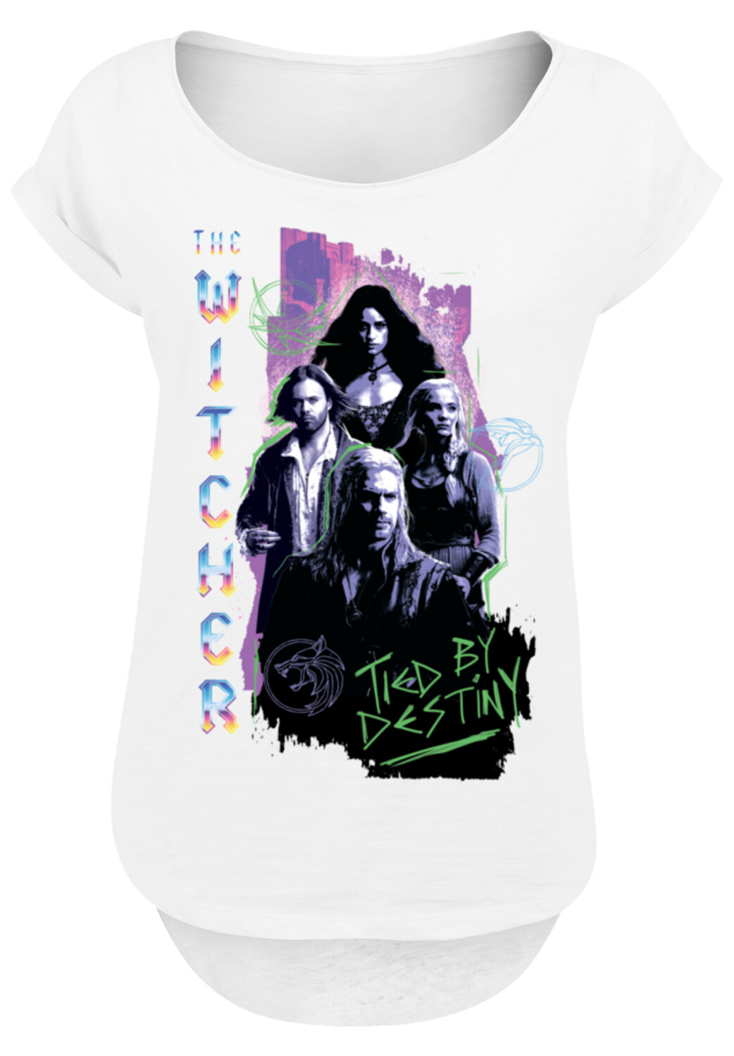 Футболка F4NT4STIC The Witcher Tied By Destiny Netflix TV Series, белый 
Футболка F4NT4STIC The Witcher Tied By Destiny Netflix TV Series, белый