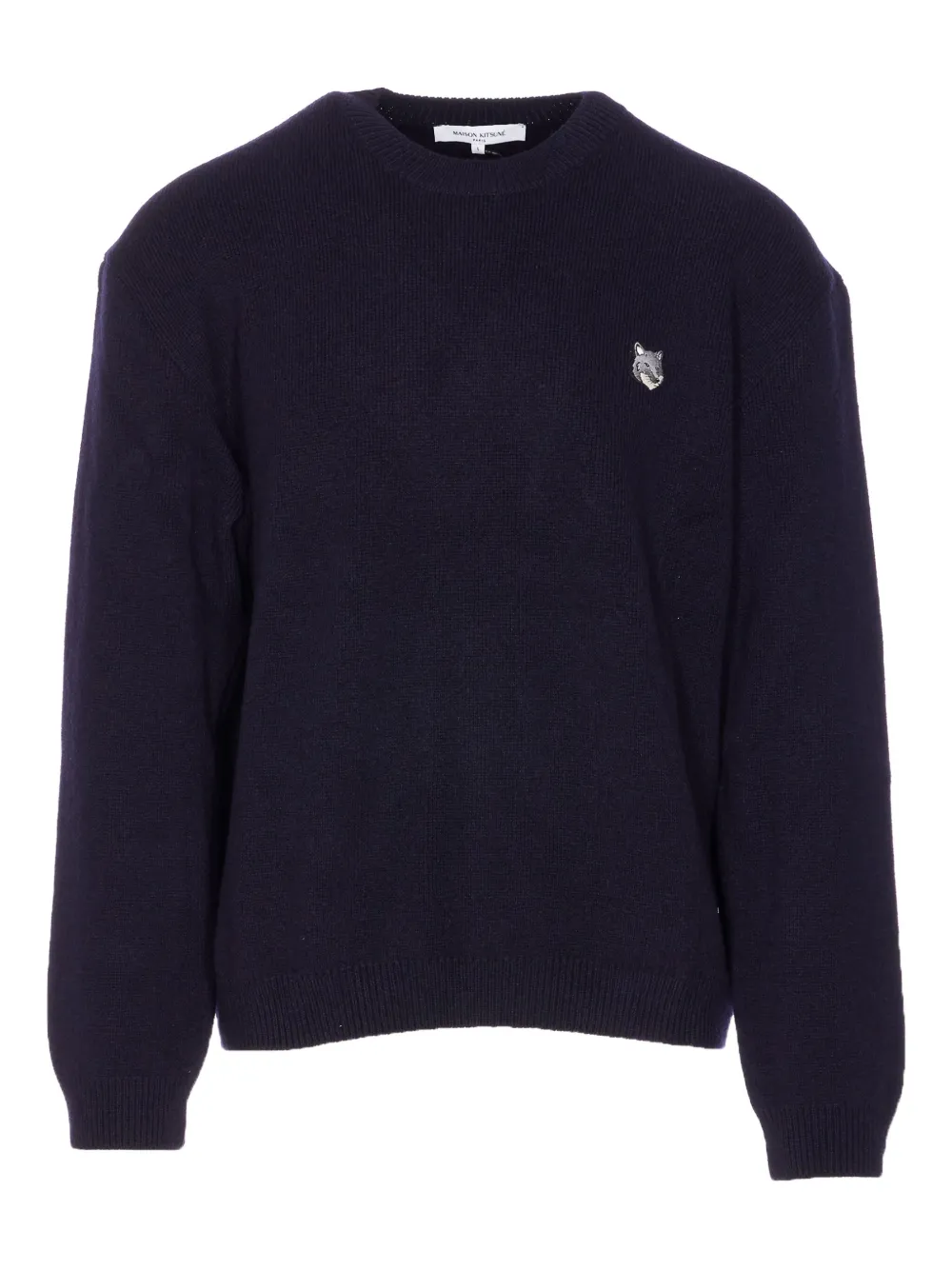 Свитер с круглым вырезом Maison Kitsuné, синий
Свитер с круглым вырезом Maison Kitsuné, синий