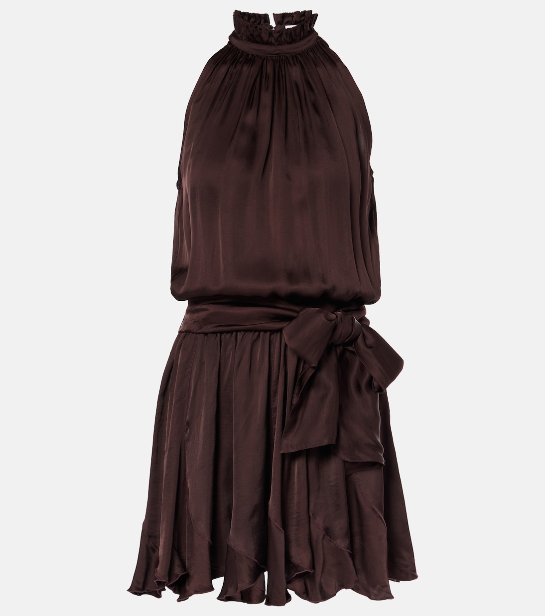 Бьянка мини-платье из сатина с запахом на шее Poupette St Barth, коричневый
Бьянка мини-платье из сатина с запахом на шее Poupette St Barth, коричневый