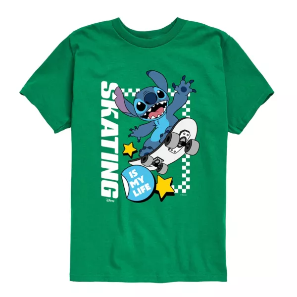Футболка с рисунком Лило и Стича для мальчиков 8-20 лет «Скейтбординг — моя жизнь» Disney, зеленый
Футболка с рисунком Лило и Стича для мальчиков 8-20 лет «Скейтбординг — моя жизнь» Disney, зеленый