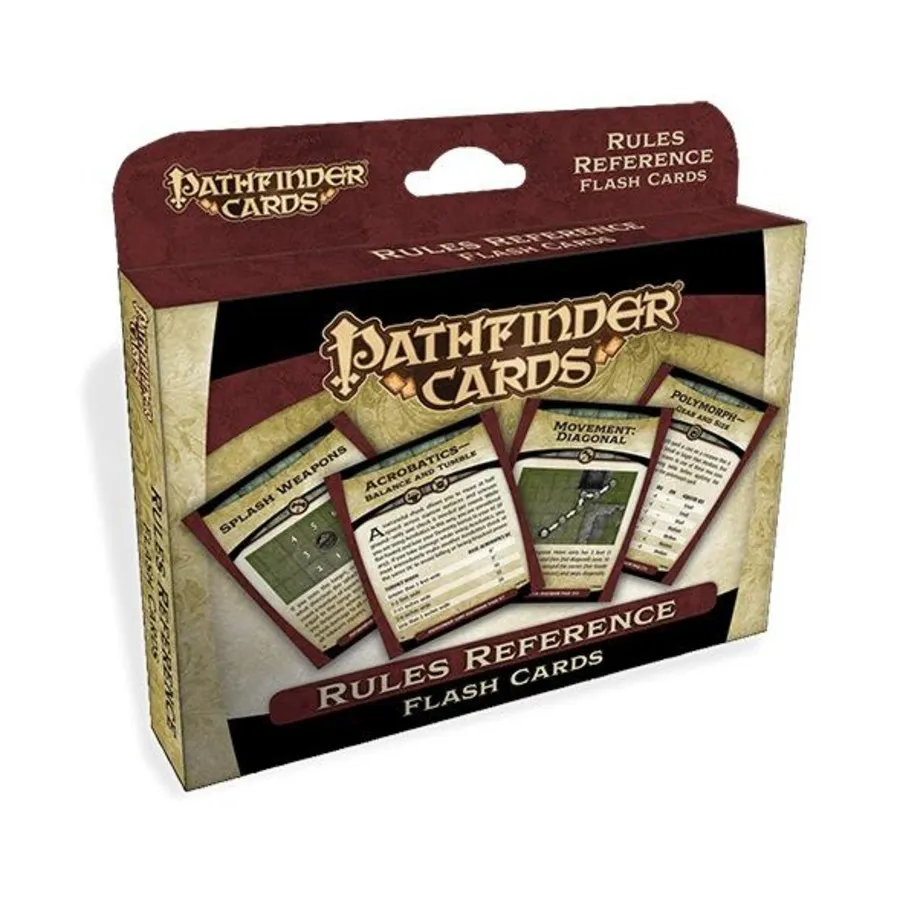 Бокс-сет Rules Reference Flash Cards, Pathfinder Roleplaying Game (1st Edition) - Pathfinder Cards - Assorted
Бокс-сет Rules Reference Flash Cards, Pathfinder Roleplaying Game (1st Edition) - Pathfinder Cards - Assorted