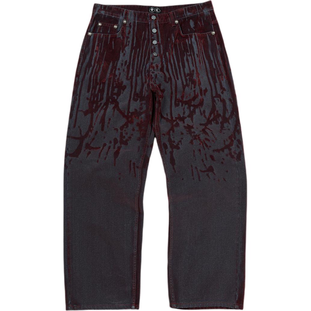 Джинсы с лазерной резкой THUG CLUB, красный
Джинсы с лазерной резкой THUG CLUB, красный