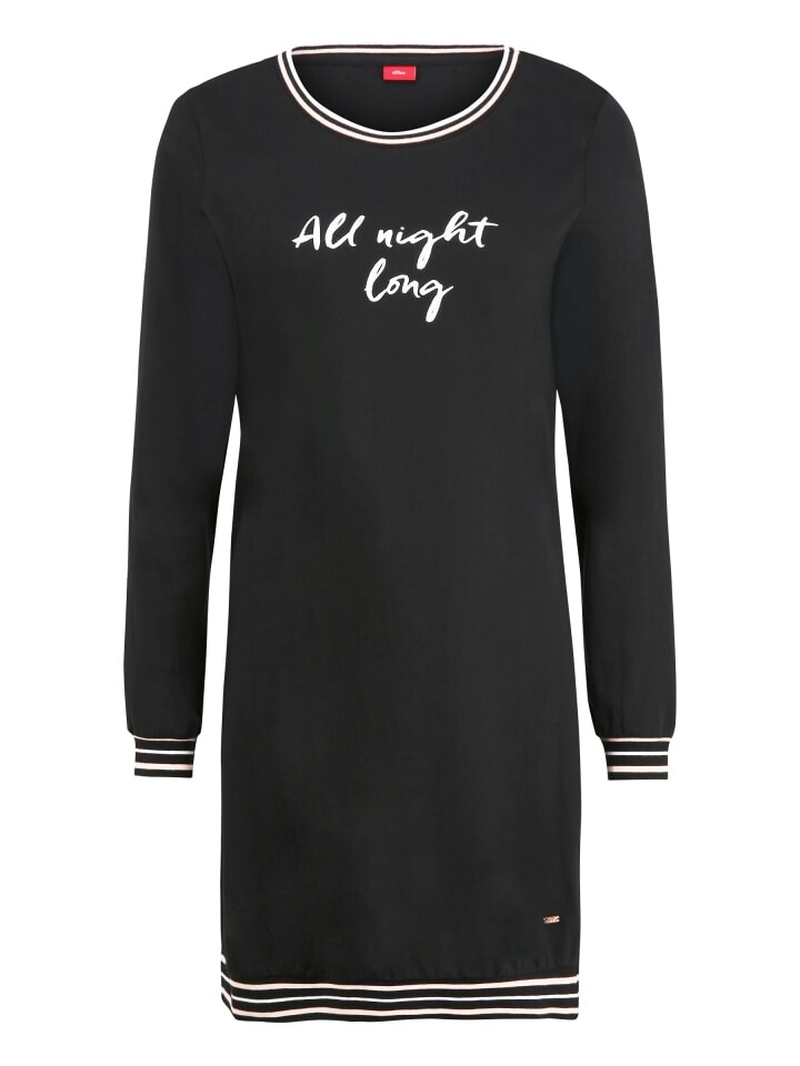 Ночная рубашка sOliver, черный
Ночная рубашка sOliver, черный