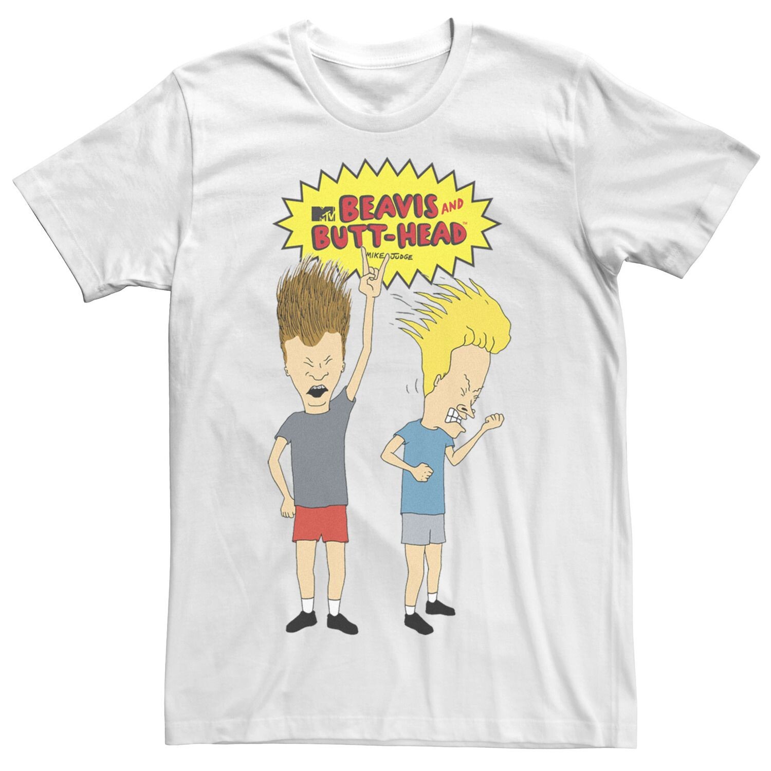Мужская футболка с оригинальным логотипом Beavis and Butthead Head Bang Licensed Character
Мужская футболка с оригинальным логотипом Beavis and Butthead Head Bang Licensed Character