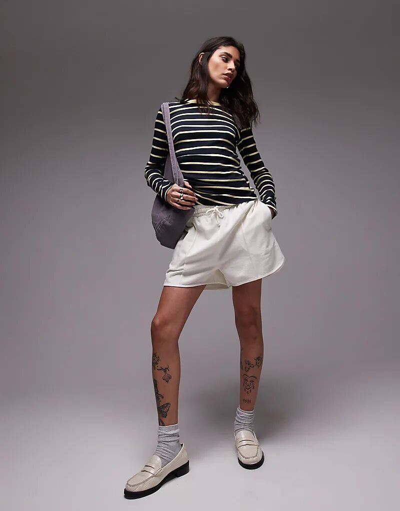 Топ Topshop с длинными рукавами и завязками по бокам, разноцветный
Топ Topshop с длинными рукавами и завязками по бокам, разноцветный