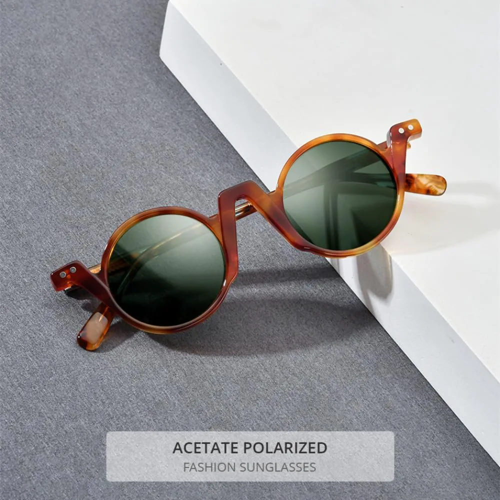 Новые поляризованные солнцезащитные очки из ацетата 2025 года для мужчин, в стиле ретро, винтажные круглые солнцезащитные очки для женщин DSXLY, Black Clear
Новые поляризованные солнцезащитные очки из ацетата 2025 года для мужчин, в стиле ретро, винтажные круглые солнцезащитные очки для женщин DSXLY, Black Clear