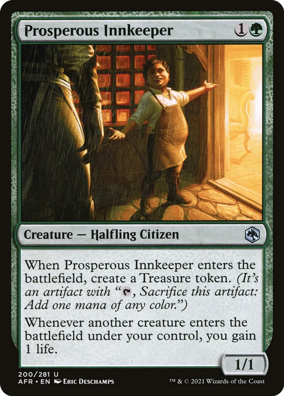 Карточная игра Prosperous Innkeeper - Adventures in the Forgotten Realms Foil #200-F
Карточная игра Prosperous Innkeeper - Adventures in the Forgotten Realms Foil #200-F