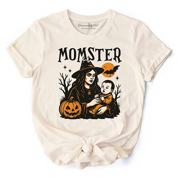Футболка Momster для жуткого сезона, ведьминская хэллоуинская футболка для мам Ornamentallyyou, Natural
Футболка Momster для жуткого сезона, ведьминская хэллоуинская футболка для мам Ornamentallyyou, Natural