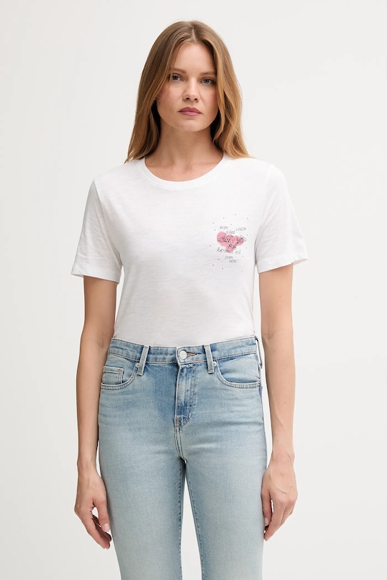 Хлопковая футболка Pepe Jeans, белый
Хлопковая футболка Pepe Jeans, белый