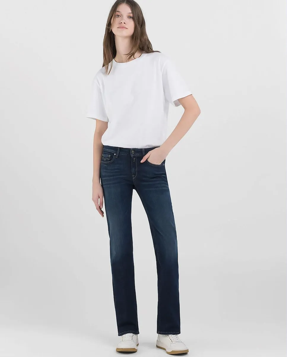 Прямые женские джинсы с карманами Replay, темно-синий
Прямые женские джинсы с карманами Replay, темно-синий