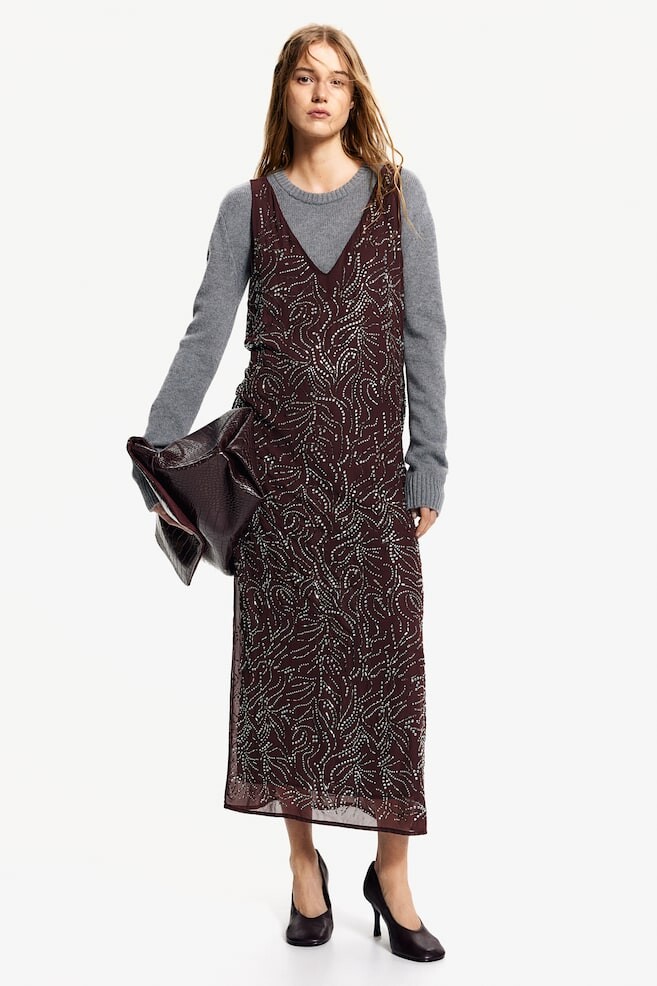 Платье со стразами H&M, красный
Платье со стразами H&M, красный