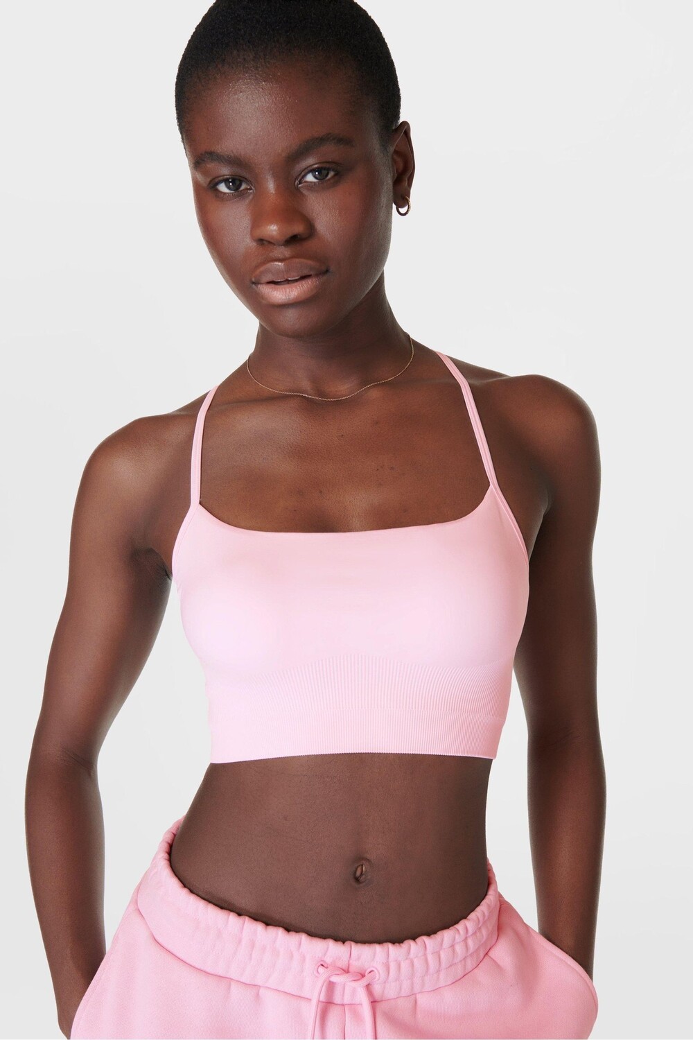 Реформированный бюстгальтер для йоги Spirit Sweaty Betty, розовый 
Реформированный бюстгальтер для йоги Spirit Sweaty Betty, розовый