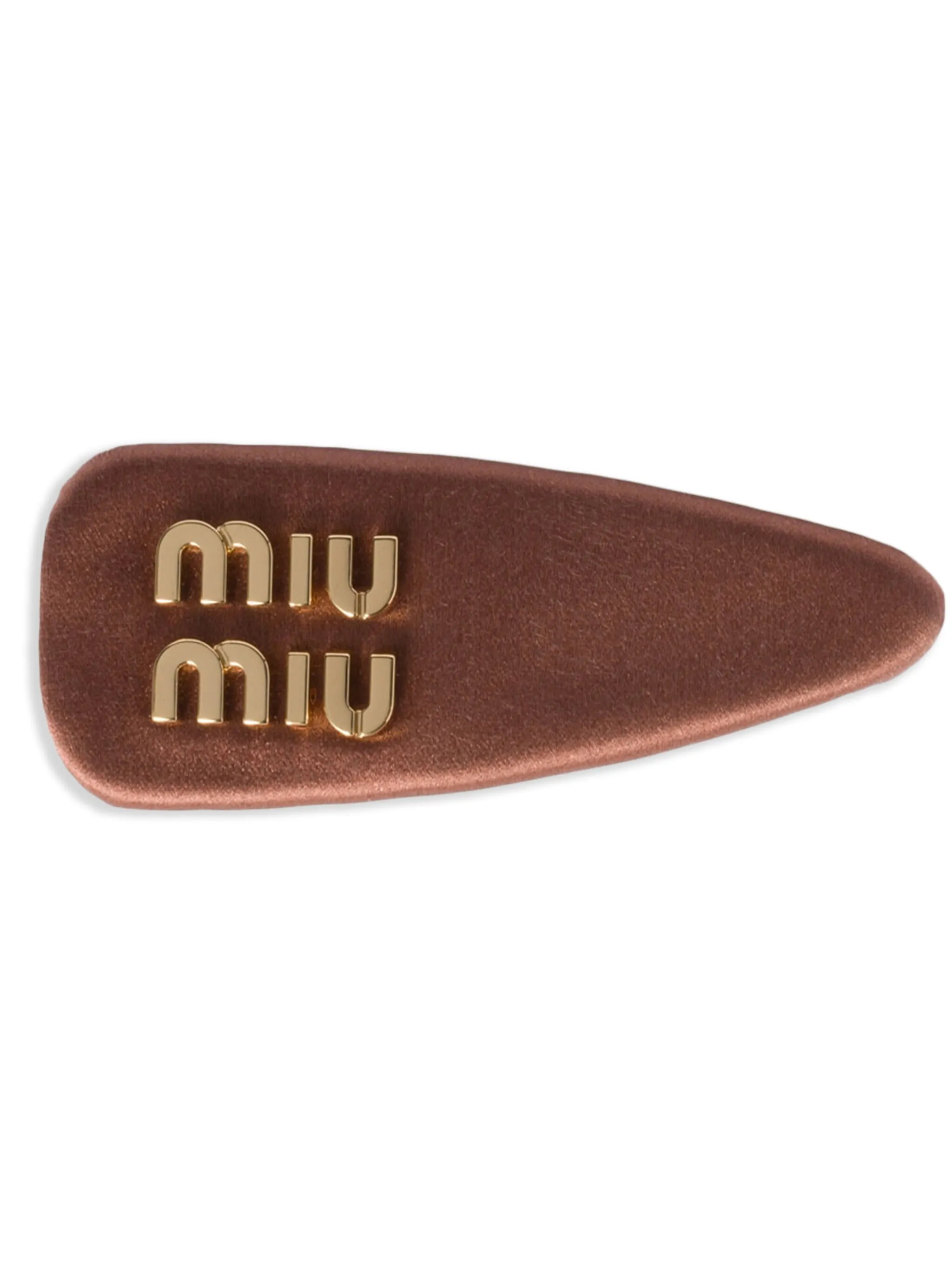 Атласная заколка для волос Miu Miu, коричневый
Атласная заколка для волос Miu Miu, коричневый