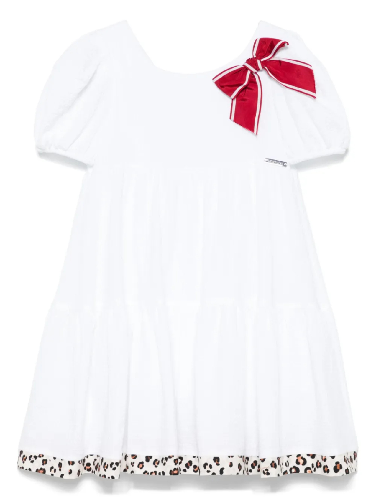 Платье с бантом Monnalisa, белый
Платье с бантом Monnalisa, белый