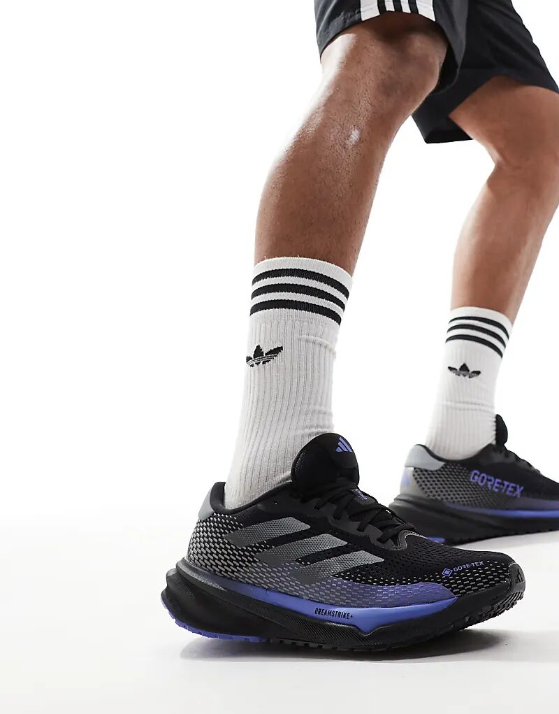 Кроссовки adidas Running Supernova GTX черного и синего цвета adidas performance 
Кроссовки adidas Running Supernova GTX черного и синего цвета adidas performance