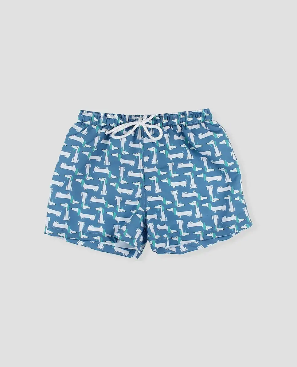 Детский купальник с принтом щенков и регулируемым шнурком Foque, синий
Детский купальник с принтом щенков и регулируемым шнурком Foque, синий