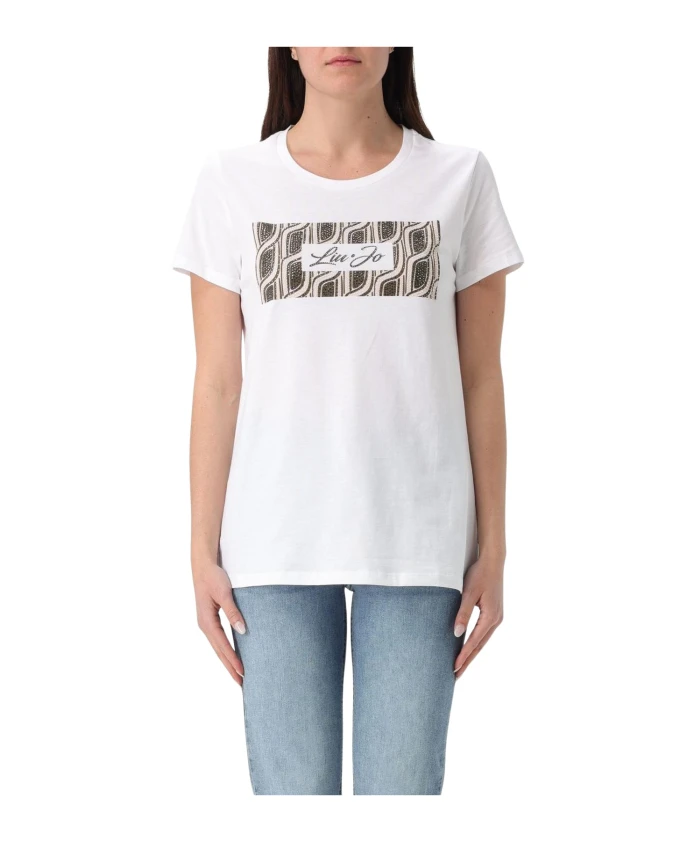 Футболка с уникальной вышивкой Liu Jo, белый
Футболка с уникальной вышивкой Liu Jo, белый