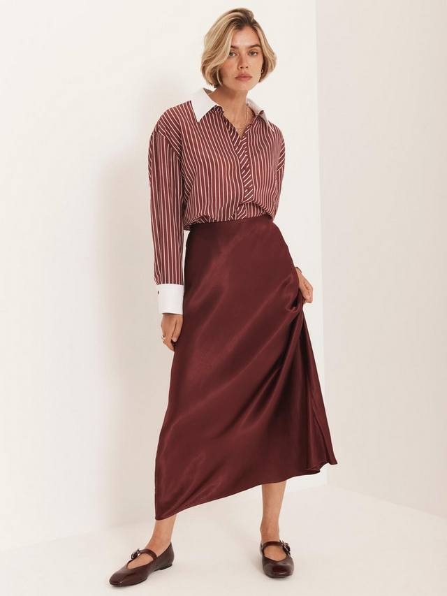 Сатиновая миди-юбка на подкладке Mint Velvet, Red Burgundy
Сатиновая миди-юбка на подкладке Mint Velvet, Red Burgundy