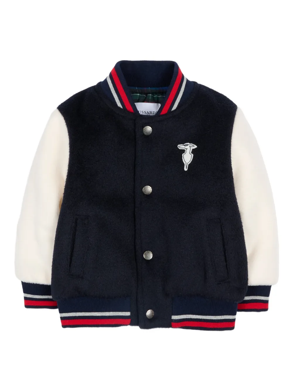 Бомбер с логотипом Trussardi Junior, синий
Бомбер с логотипом Trussardi Junior, синий