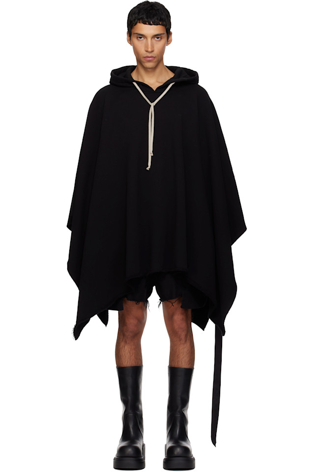 Толстовка-Пончо Rick Owens Drkshdw, черный
Толстовка-Пончо Rick Owens Drkshdw, черный