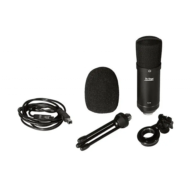 Конденсаторный микрофон On-Stage AS700 USB Condenser Mic
Конденсаторный микрофон On-Stage AS700 USB Condenser Mic