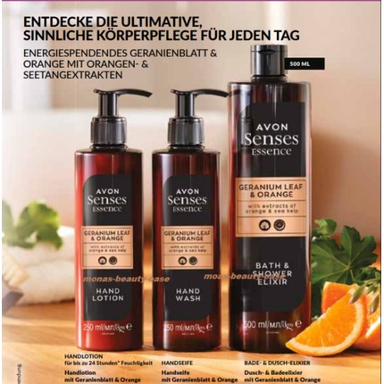 Senses Essence 3 предмета Мыло для рук Лосьон Гель для душа Оранжевая герань Верх Avon
Senses Essence 3 предмета Мыло для рук Лосьон Гель для душа Оранжевая герань Верх Avon