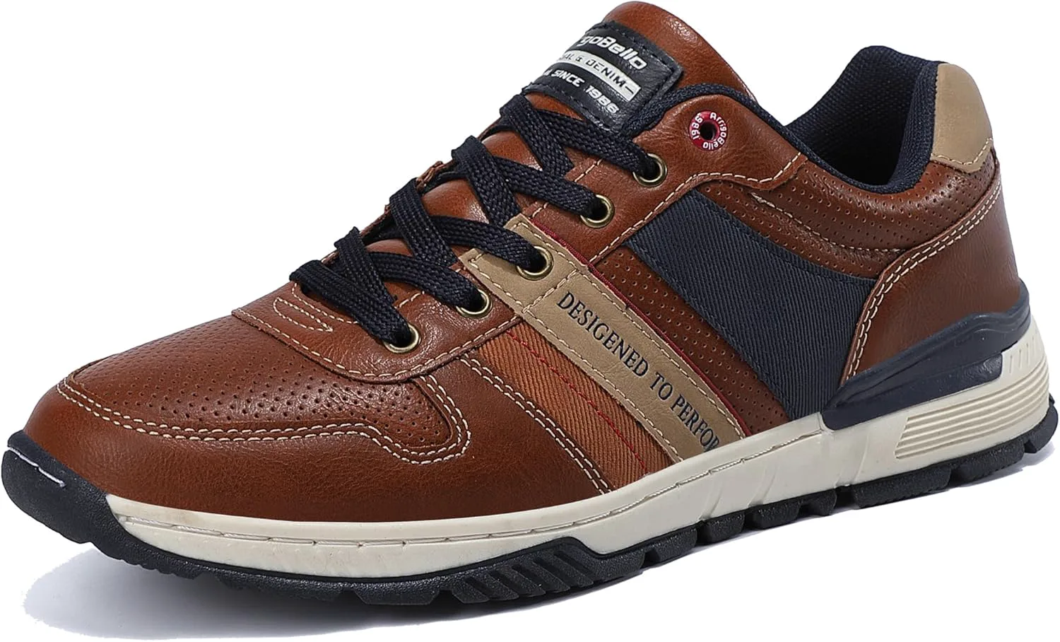 ARRIGO BELLO Мужские повседневные туфли Модные кроссовки Дышащие, комфортные, классические на шнуровке Низкие прогулочные обувь, коричневый
ARRIGO BELLO Мужские повседневные туфли Модные кроссовки Дышащие, комфортные, классические на шнуровке Низкие прогулочные обувь, коричневый