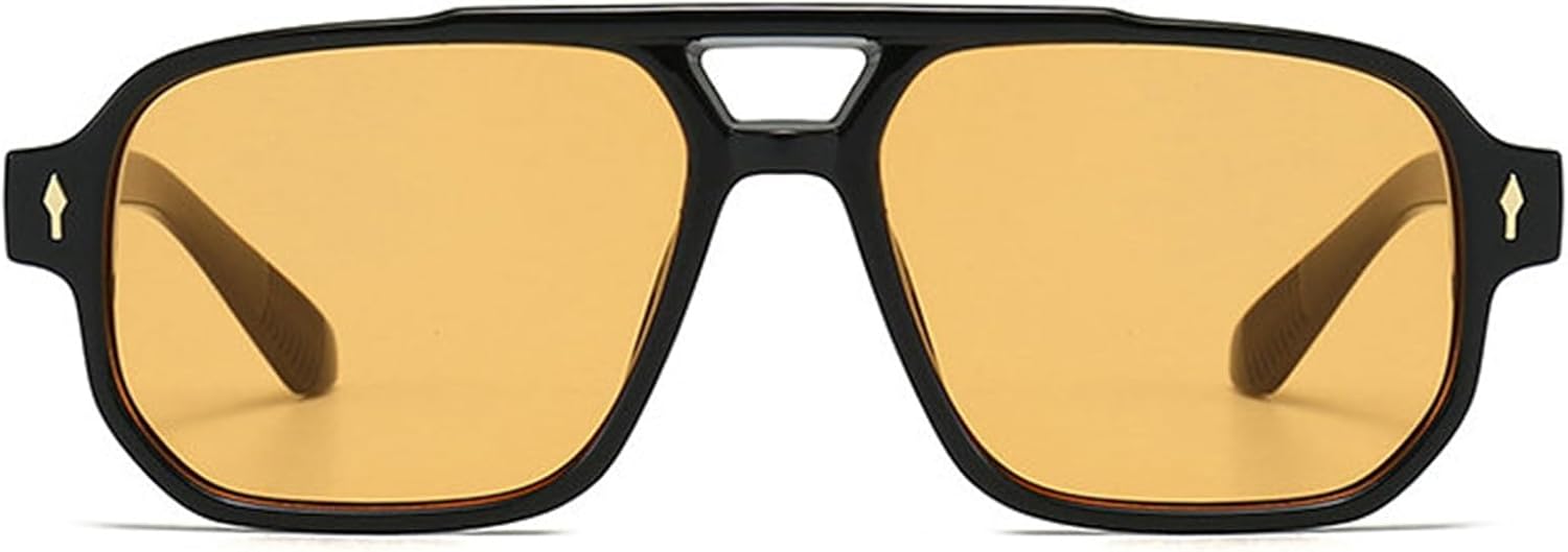 Солнцезащитные очки Helena Retro Square Pilot для женщин и мужчин, с двойным лучом, в стиле 70-х, увеличенного размера, винтажные, прямоугольные, с защитой от УФ-излучения UV400, C9
Солнцезащитные очки Helena Retro Square Pilot для женщин и мужчин, с двойным лучом, в стиле 70-х, увеличенного размера, винтажные, прямоугольные, с защитой от УФ-излучения UV400, C9