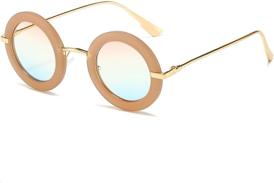 Солнцезащитные очки для мужчин и женщин - защита UV400 - круглая оправа, металлические петли, цветные линзы, для занятий спортом на открытом воздухе и вождения QWBSER, 3
Солнцезащитные очки для мужчин и женщин - защита UV400 - круглая оправа, металлические петли, цветные линзы, для занятий спортом на открытом воздухе и вождения QWBSER, 3