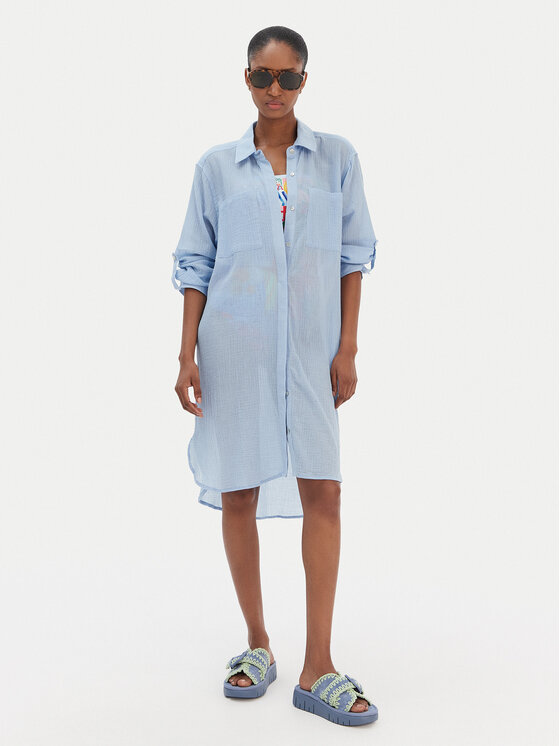 Рубашка relaxed fit Crinkle 55536-CU Seafolly, голубой
Рубашка relaxed fit Crinkle 55536-CU Seafolly, голубой