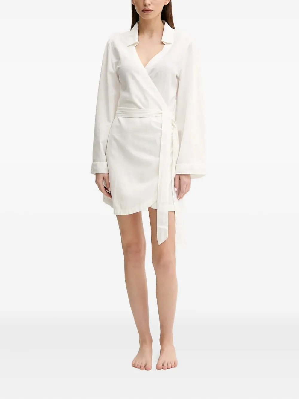 Мини-платье с поясом и эффектом запаха Melissa Odabash, белый
Мини-платье с поясом и эффектом запаха Melissa Odabash, белый