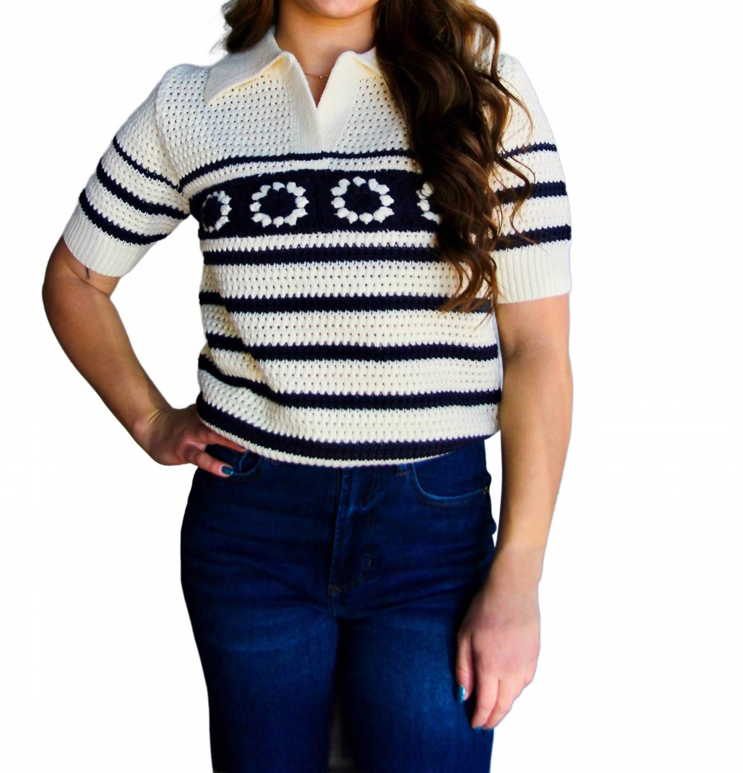 SKIES ARE BLUE Вязаный свитер Sarah кремового цвета
SKIES ARE BLUE Вязаный свитер Sarah кремового цвета