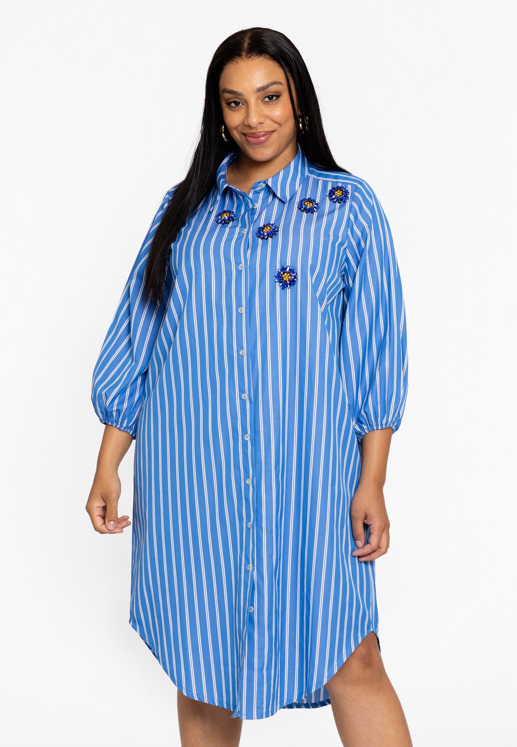 Платье-рубашка LONG SLEEVE WITH STRIPE YOEK, темно-синий
Платье-рубашка LONG SLEEVE WITH STRIPE YOEK, темно-синий