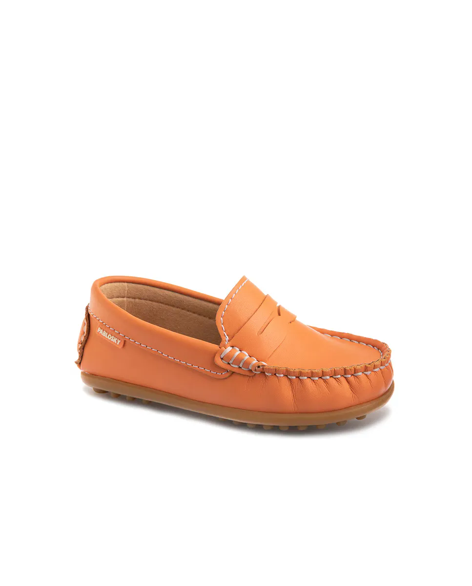 Мокасины для мальчиков из оранжевой ткани Pablosky, оранжевый
Мокасины для мальчиков из оранжевой ткани Pablosky, оранжевый