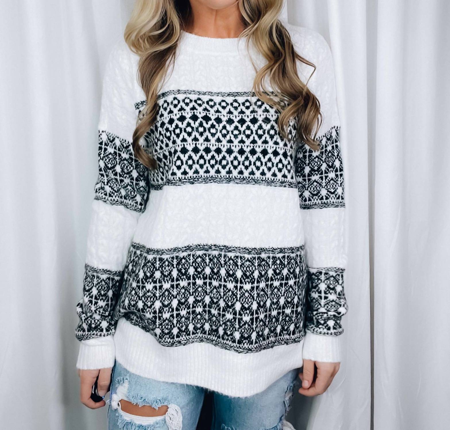 Свитер «Прогулка по городу» цвета слоновой кости/черного цвета STACCATO
Свитер «Прогулка по городу» цвета слоновой кости/черного цвета STACCATO