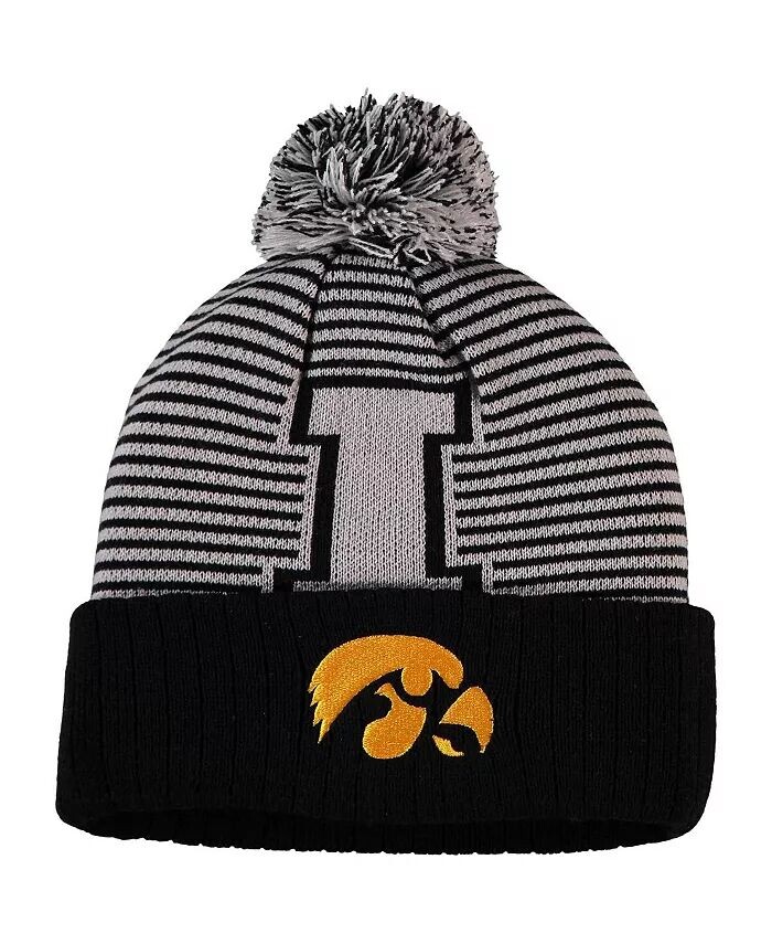 Мужская черная вязаная шапка Iowa Hawkeyes Line Up с манжетами и помпоном Top Of The World
Мужская черная вязаная шапка Iowa Hawkeyes Line Up с манжетами и помпоном Top Of The World