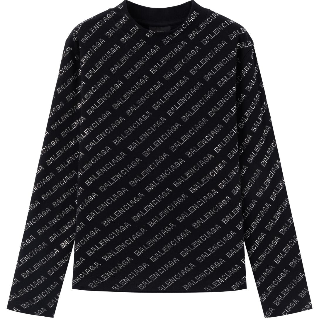 Футболка мужская Balenciaga с длинными рукавами, черный / белый
Футболка мужская Balenciaga с длинными рукавами, черный / белый