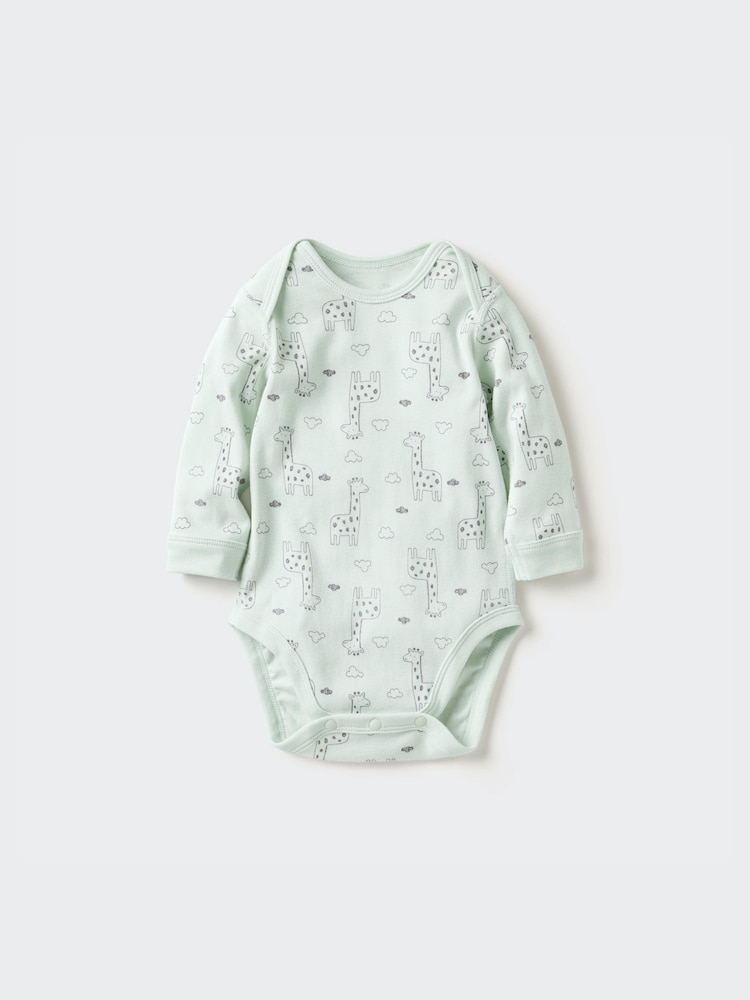 Боди детское с длинным рукавом Uniqlo, цвет 51 зеленый
Боди детское с длинным рукавом Uniqlo, цвет 51 зеленый