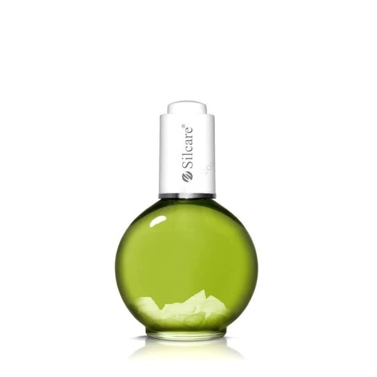 Оливковое масло Silcare Kiwi Deep Green 75 мл с ракушками 
Оливковое масло Silcare Kiwi Deep Green 75 мл с ракушками