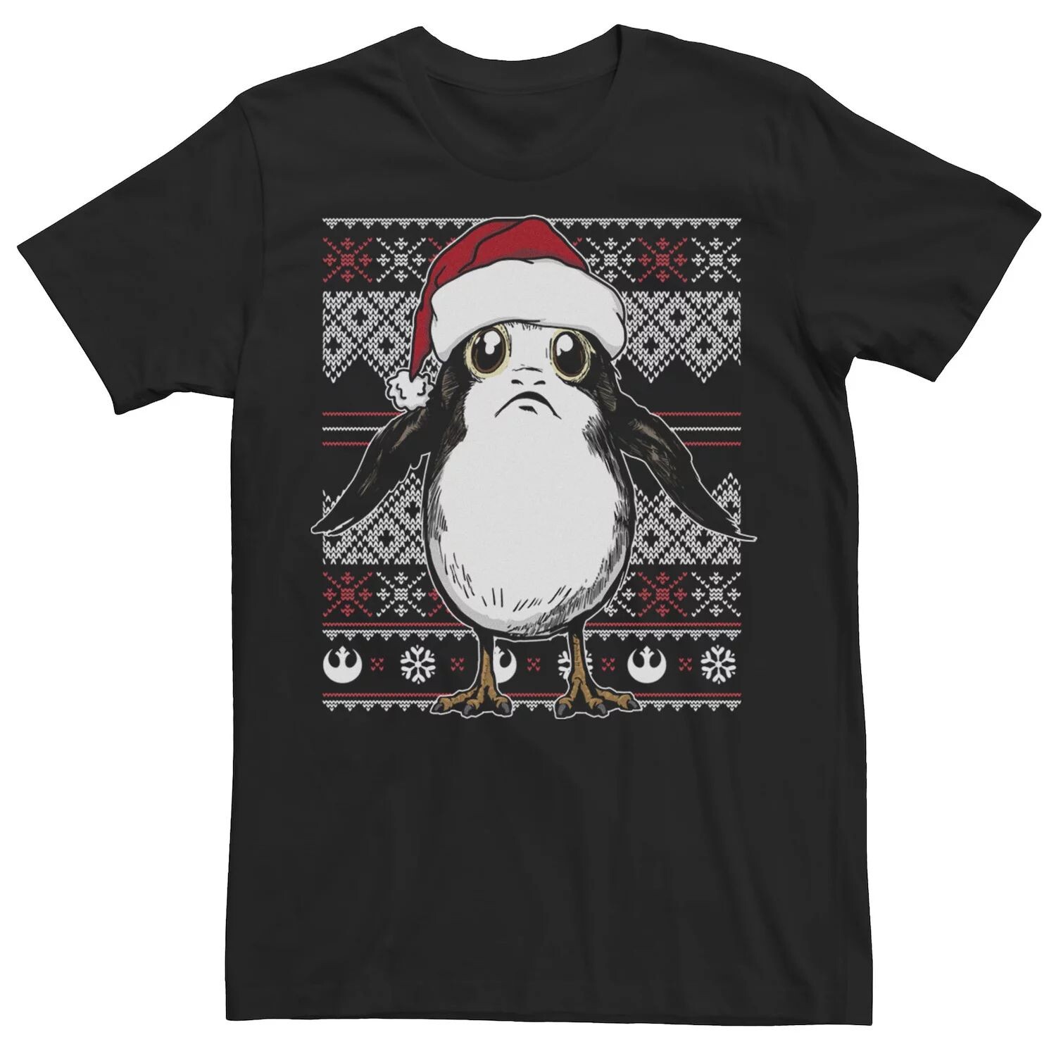 Мужская футболка-свитер Porg Ugly Christmas Star Wars
Мужская футболка-свитер Porg Ugly Christmas Star Wars