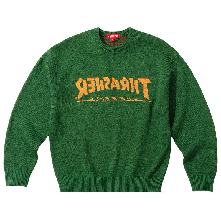 Свитер Supreme x Thrasher Sweater 'Green'
Свитер Supreme x Thrasher Sweater 'Green'