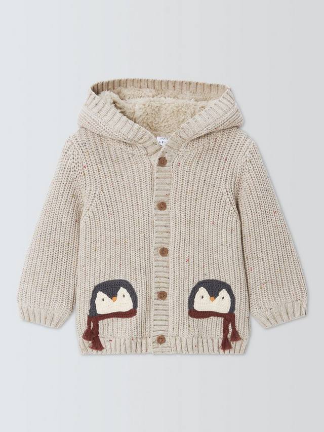 Кардиган с подкладкой Baby Penguin Borg John Lewis, Natural
Кардиган с подкладкой Baby Penguin Borg John Lewis, Natural