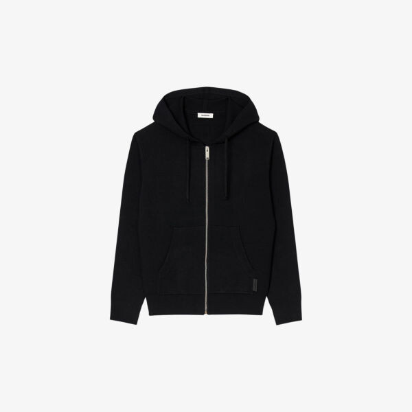 Толстовка эластичной вязки на молнии с фирменной биркой Sandro, цвет noir / gris
Толстовка эластичной вязки на молнии с фирменной биркой Sandro, цвет noir / gris